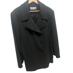 Forecaster of Boston Wool Cashmere Blend Dark Gray Peacoat